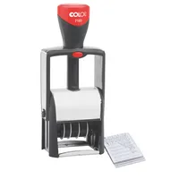 Colop Text- und Datumsstempel ClassicLine 2160/RL mit 7 Texten + Datum Metall/Kunststoff Schrifthöhe 4mm 9004362408772 Colop
