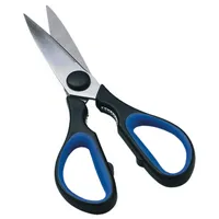 WEDO Haushaltsschere Soft-Cut, Edelstahl, rostfrei, 21,5cm, schwarz-blau 4003801780405 WEDO