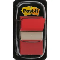 Post-it Haftmarker 680-1, Index, 25,4x43,2mm, rot, ohne, Z-Notes, rechteckig 0021200706882 Post-it 50 Stück