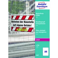 Avery Zweckform OHP Laserfolie DIN A4