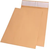 MailMedia Faltentaschen 30021434, E4, ohne Fenster, haftklebend, 40mm-Falte, 130g, braun 4018529003842 MailMedia 100 Stück