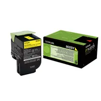 Lexmark Original 802SY Toner gelb 2.000 Seiten (80C2SY0) fürCX310n/dn, CX410e/de/dte, CX510de/dhe/dthe