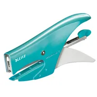 Leitz Heftzange WOW 5031-20-51 eisblau bis 15 Blatt für Nr 10 4002432103102 Leitz