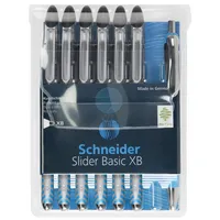 Schneider Kugelschreiber Slider Basic 6 St./Pack. dokumentenecht