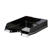 HAN Briefablage VIVA 10275-13, A4 / C4, schwarz-hochglänzend, Polystyrol stapelbar 4012473990623 HAN