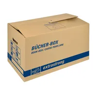 TidyPac Umzugskartons Bücherbox TP110.005 braun, innen 575x295x330mm, Wellpappe 2-wellig 4033657960805 TidyPac