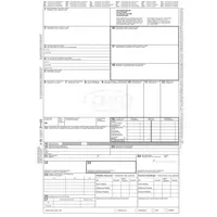 RNK Internationaler CMR-Frachtbrief 2100 A4 selbstdurchschreibend 1x 4 Blatt