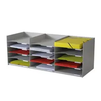 Paperflow Formularbox stapelbar HxTxB 32,3x33x85,7cm 15 Fächer PS (Pol