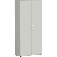 Geramöbel Aktenschrank Flex S-386100-LG, Holz abschließbar, 6 OH, 80 x 216 x 42 cm, lichtgrau 4038933065441 Geramöbel