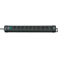 brennenstuhl® Steckdosenleiste Premium-Line 10 Steckdosen schwarz