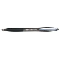 Bic Kugelschreiber Atlantis Soft schwarz Mine 0,4mm Schreibfarbe schwarz 0070330182806 Bic