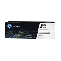 HP 312A (CF380A) Schwarz Original Toner für HP Color Laserjet Pro MFP M476, Einzelpack