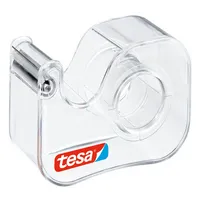 Tesa Klebebandabroller Easy Cut Economy 57447-00001-00, für Klebebänder bis 19mm x 10m, transparent 4042448000880 Tesa