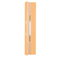 Leitz Heftstreifen lang 37260011, 6x30,5cm (BxL), Recyclingkarton mit Kunststoffdeckleiste, chamois 4002432306718 Leitz