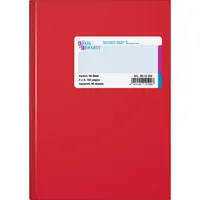 König und Ebhardt Geschäftsbuch 86-15252, rot, A5, kariert, 70g, 96 Blatt / 192 Seiten 4014149121928 König und Ebhardt
