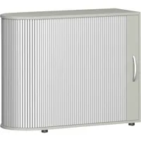 Geramöbel Aktenschrank Flex S-382101-LL, Kunststoff/Holz, 2 OH, 100 x 83 x 40 cm, silber/lichtgrau 4038933065489 Geramöbel