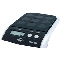 WEDO Universalwaage Optimo schwarz bis 5000g/1g 4003801793177 WEDO
