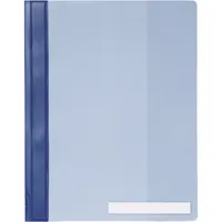 Durable Schnellhefter 251006, A4+, blau, Polyvinylchlorid (PVC), 80g, Vorderdeckel transparent 4005546201085 Durable