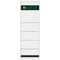 Leitz Rückenschilder 1642-00-85, grau, breit/kurz, 61,5x192mm, selbstklebend, permanent  4002432302390 Leitz 10 Stück