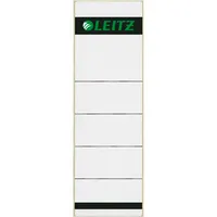 Leitz Rückenschilder 1642-10-85, grau, breit/kurz, 61,5x192mm, selbstklebend, permanent  4002432302451 Leitz 100 Stück