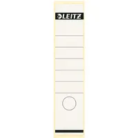 Leitz Rückenschilder 1640-00-01, weiß, breit/lang, 61,5x285mm, selbstklebend, permanent  4002432302246 Leitz 10 Stück