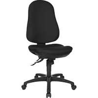 Topstar Bürostuhl Support SY, schwarz / schwarz, bis 110kg, ohne Kopfstütze 4014296476285 Topstar