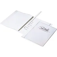 Durable Schnellhefter DURAPLUS DE LUXE 258902, A4+, weiß, Kunststoff, 80g, Vorderdeckel transparent 4005546269368 Durable