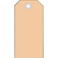 HERMA Hängeetiketten braun 45,0 x 90,0 mm Colli-Anhänger, aus glattem braunem Karton, mit abgeschrägten Ecken, 1.000 St.