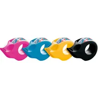 Tesa Klebebandabroller Mini 58230-00000-02, für Klebebänder bis 19mm x 10m, farbig sortiert 4042448222664 Tesa