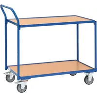 fetra Tischwagen 2740 850x500mm 2Böden blau 4017976027401 fetra
