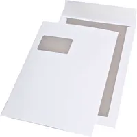 MailMedia Versandtaschen BlessOf 30022359, C4, mit Fenster, haftklebend, mit Papprückwand, 120g, weiß 4018529003620 MailMedia 100 Stück