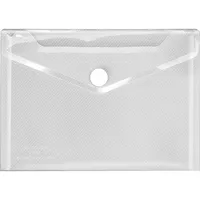 Veloflex Dokumententasche Crystal 4560100, A6, transparent farblos, PP-Folie, Klettverschluss 4000225062940 Veloflex