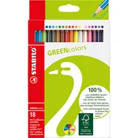 Stabilo Greencolors Buntstifte18 Etui 4006381366083 Stabilo 18 Stück