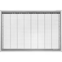 Magnetoplan Wochenplaner CC 92 x 62,5 cm (B x H) Aluminium weiß 4013695016061 Magnetoplan