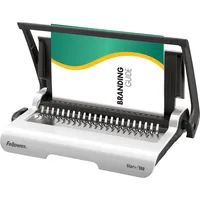 Fellowes Plastikbindegerät Star+150 gr/sw f.150Bl A4 manuell 0043859651238 Fellowes
