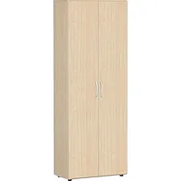 Geramöbel Akten-/Garderobenschrank Flex S-386128AA, Holz abschließbar, 2 OH, 80 x 216 x 42 cm, ahorn 4038933481852 Geramöbel