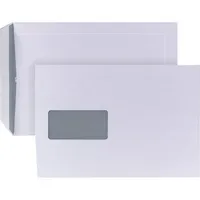 Bong Versandtaschen Posthorn 05450321, B5, mit Fenster, haftklebend, 90g, weiß 4040134053363 Bong 500 Stück