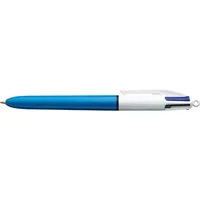 12 x Bic Kugelschreiber 4-Farb mit Drücker zur einfachen Farbauswahl
