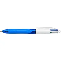 Bic Mehrfarbkugelschreiber 4 Colours GRIP 0,4mm rot, blau, grün, schwarz Druckmechanik dokumentenecht 3086123372375 Bic