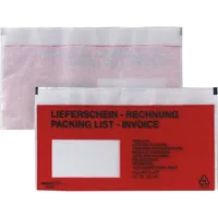 Bong Lieferscheintaschen 00014031 Din Lang LIEFERSCHEIN - RECHNUNG haftklebend  4026283053362 Bong 1000 Stück