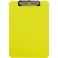 Maul Klemmbrett MAULneon 2340611, A4, neongelb, Kunststoff, inkl Aufhängeöse 4002390062039 Maul