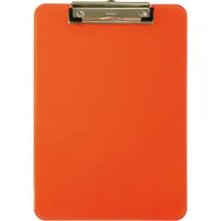 Maul Klemmbrett MAULneon 2340641, A4, neonorange, Kunststoff, inkl Aufhängeöse 4002390062077 Maul