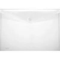 FolderSys Dokumententasche 40107-04, A3, transparent farblos, Polypropylen (PP), Klettverschluss 4250037413168 FolderSys 10 Stück