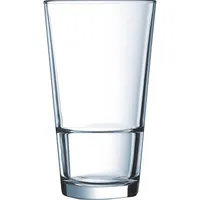 ESMEYER Stack up stapelbares Glas-Set 6er Set gehärtetes Glas zeitloses Design – platzsparend robust für jeden Einsatz