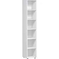 Geramöbel Regal Mailand S-346001-W 40x40x216 cm weiß 4038933408811 Geramöbel