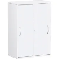 Geramöbel Aktenschrank Flex S-383502-WW, Holz abschließbar, 3 OH, 80 x 118,2 x 42,5 cm, weiß 4038933482736 Geramöbel