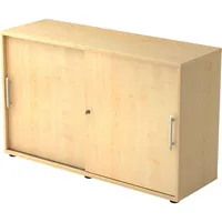 Hammerbacher Aktenschrank V1752/V1753 V1752S/3/3/RE, abschließbar, 2 OH, ahorn, 120x74,8x40cm (BxHxT) 4032062131053 Hammerbacher 2 Stück