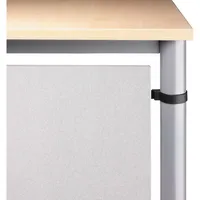 Hammerbacher Rückwandverkleidung VHR08S 62x40x1,9cm silber 4032062138854 Hammerbacher