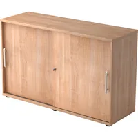 Hammerbacher Aktenschrank V1752/V1753 V1752S/N/N/RE, abschließbar, 2 OH, nussbaum, 120x74,8x40cm 4032062131398 Hammerbacher 2 Stück