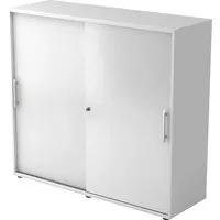 Hammerbacher Aktenschrank V1752/V1753 V1753S/W/W/RE, abschließbar, 3 OH, weiß, 120x110x40cm (BxHxT) 4032062135846 Hammerbacher 2 Stück